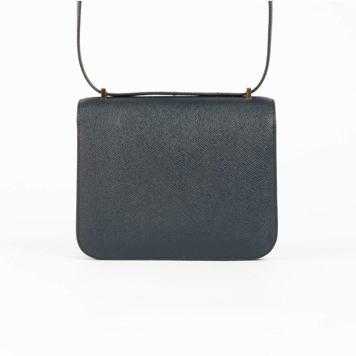 Shop this 100% authentic Hermès Constance Mini Bleu Indigo RGHW Bag (Stamp C 2018) at Labellov.com