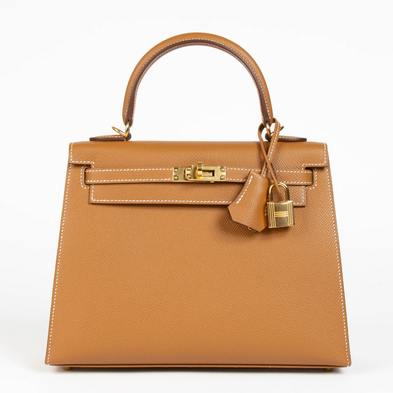 Hermès Kelly 25 Gold Epsom GHW