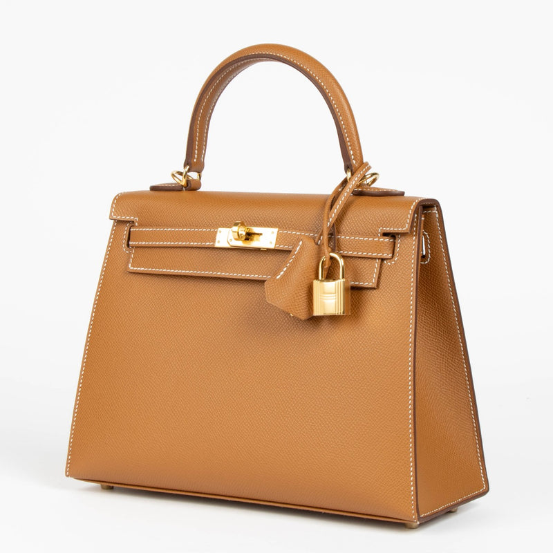 Hermès Kelly 25 Gold Epsom GHW
