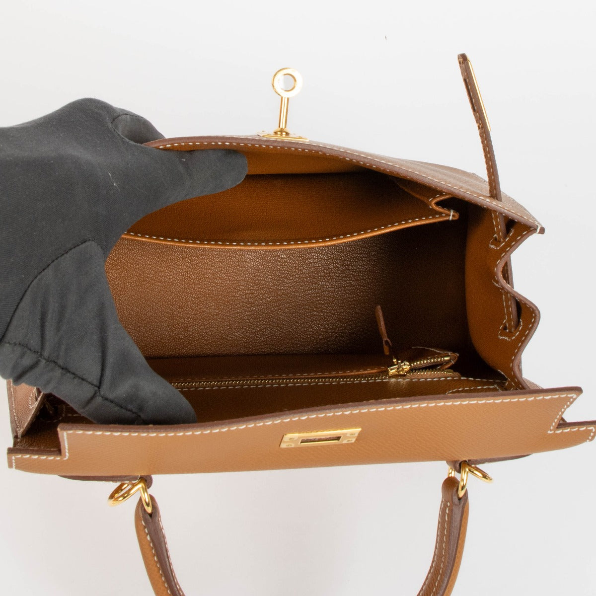 Hermès Kelly 25 Gold Epsom GHW