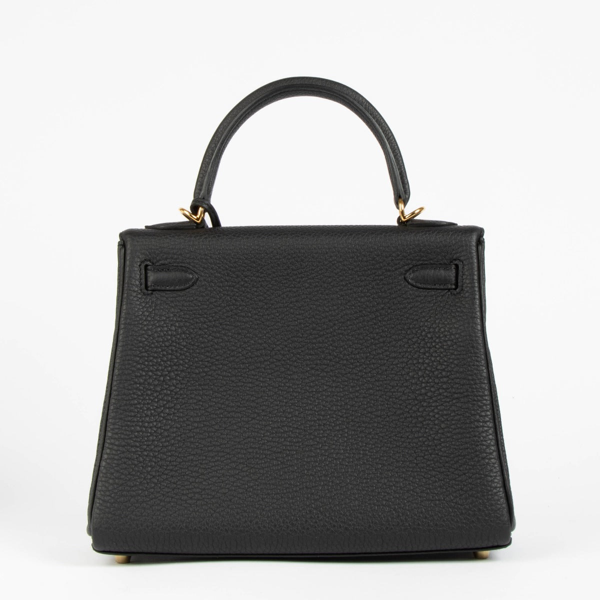Hermès Kelly 25 Zwart Togo GHW