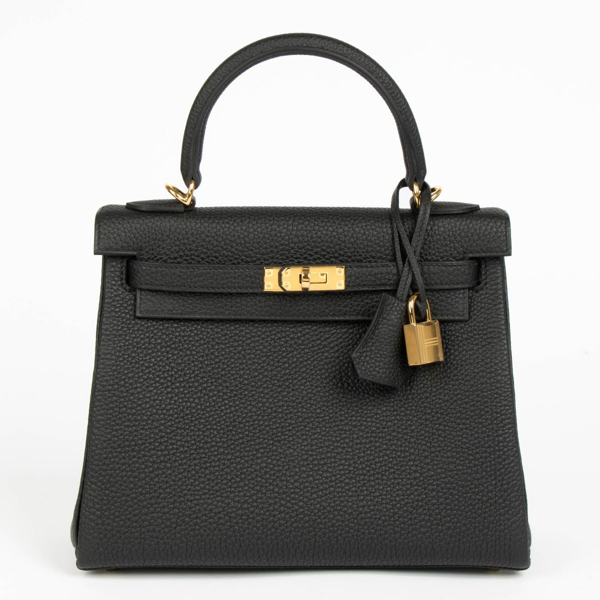 Hermès Kelly 25 Black Togo GHW