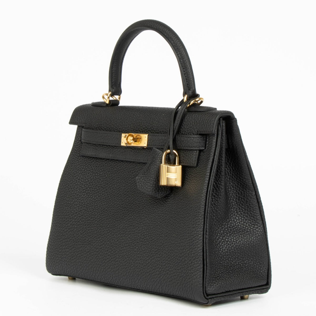Hermès Kelly 25 Black Togo GHW