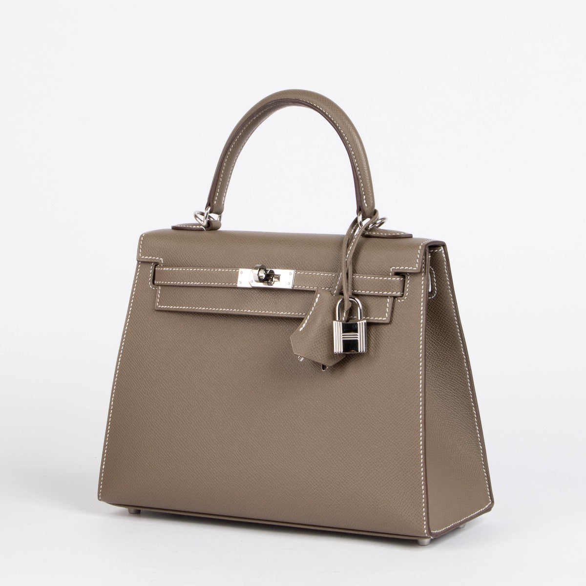 Hermès Kelly 25 Etoupe Epsom PHW