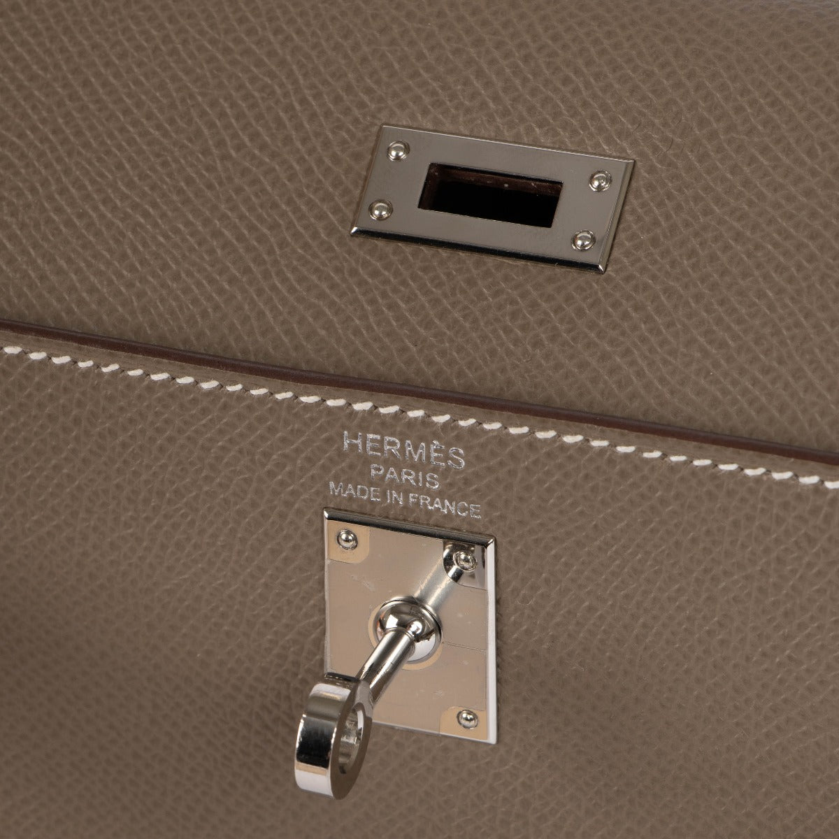 Hermès Kelly 25 Etoupe Epsom PHW