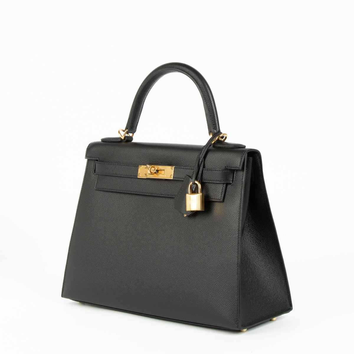 Hermès Kelly 28 Black Epsom GHW