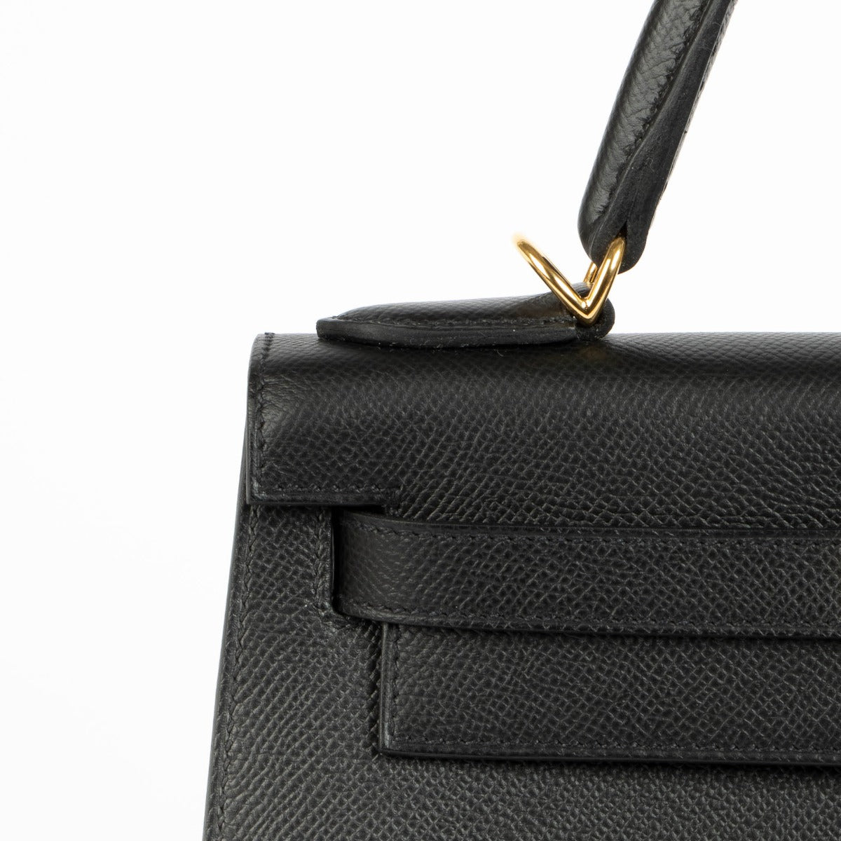 Hermès Kelly 28 Black Epsom GHW