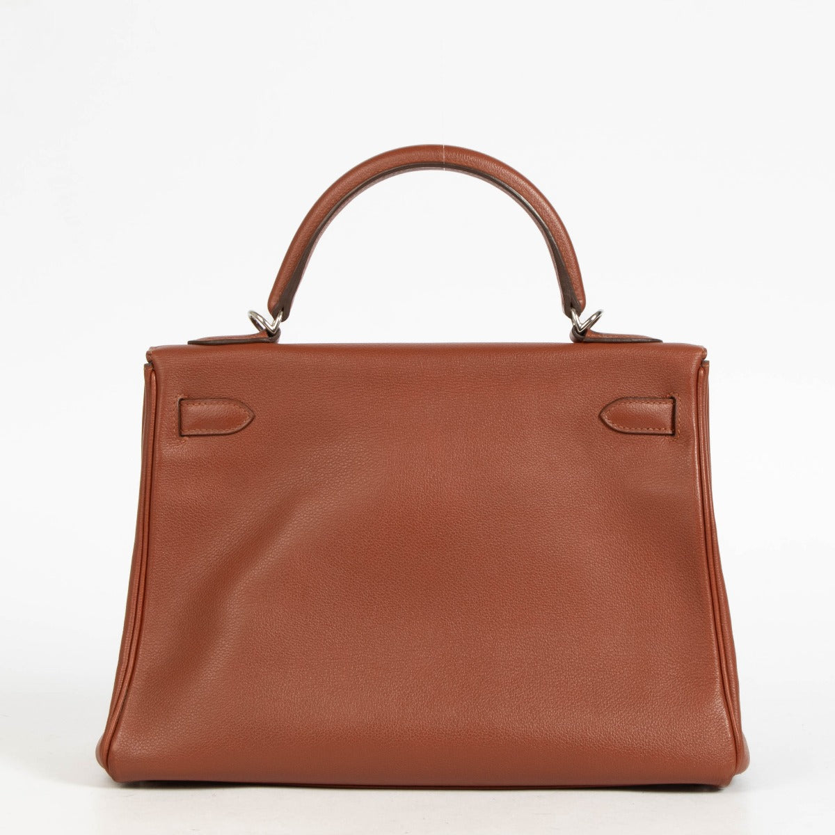 Hermès Kelly 32 Verso Sienne/Deep Bleu Evercolor PHW