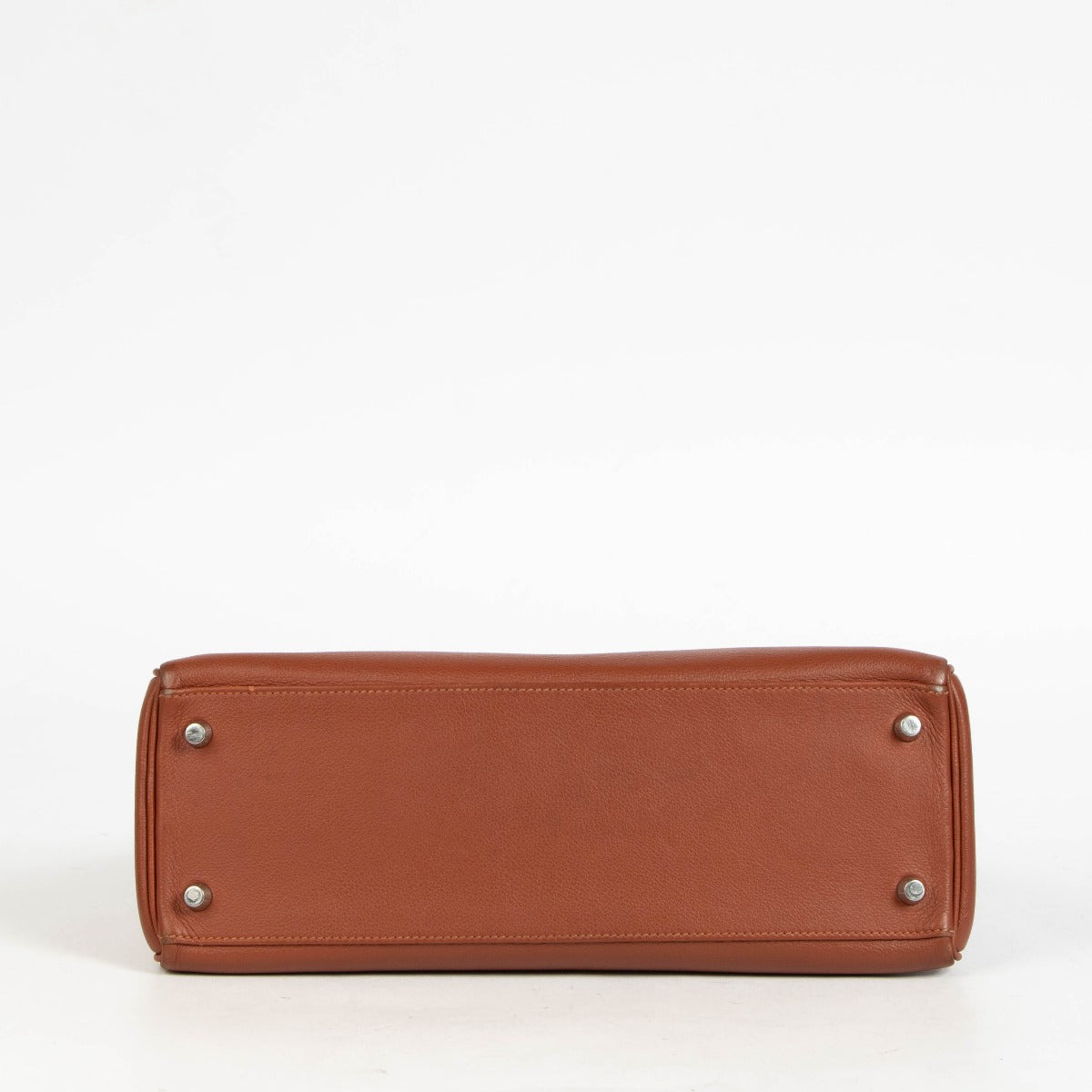Hermès Kelly 32 Verso Sienne/Deep Bleu Evercolor PHW