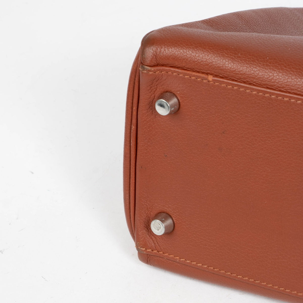 Hermès Kelly 32 Verso Sienne/Deep Bleu Evercolor PHW