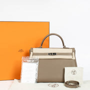 Hermès Kelly 35 Etoupe Togo PHW