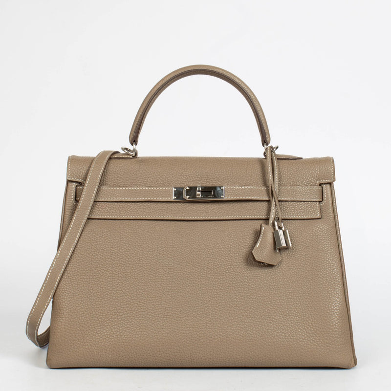 Hermès Kelly 35 Etoupe Togo PHW