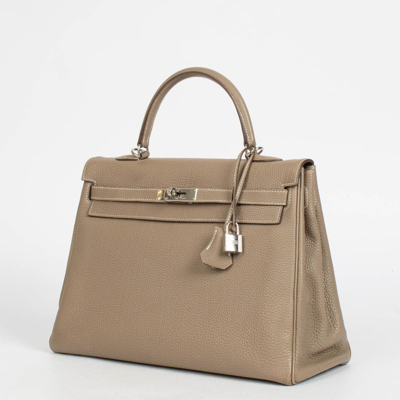 Hermès Kelly 35 Etoupe Togo PHW