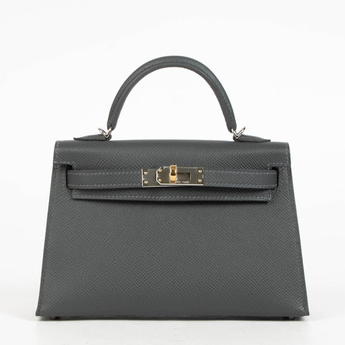 Hermès Kelly Mini II Ardoise Epsom EHW