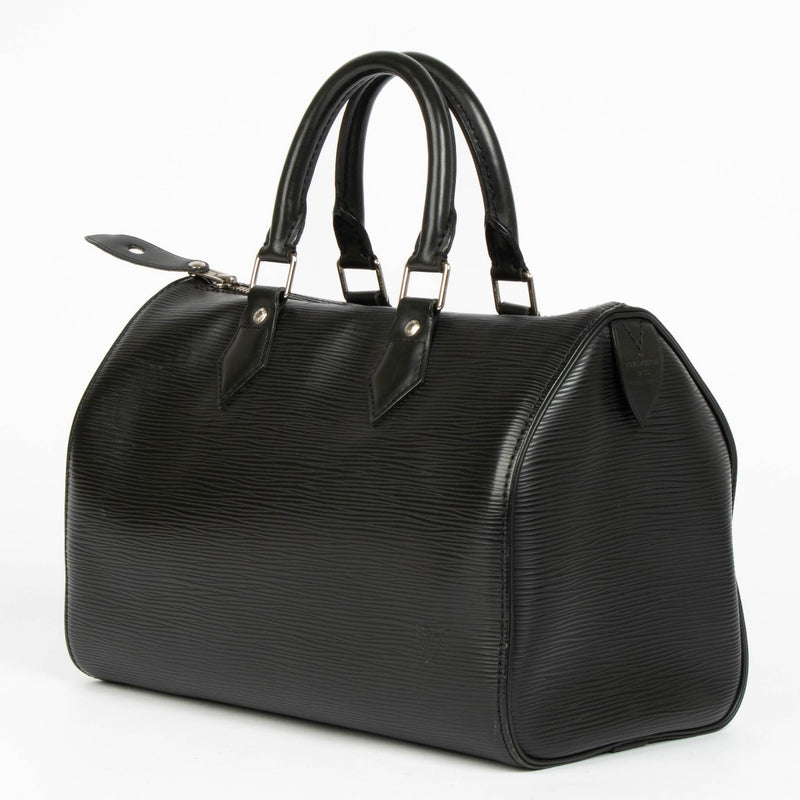 Shop this 100% authentic Louis Vuitton Black Epi Leather Speedy 25 at Labellov.com