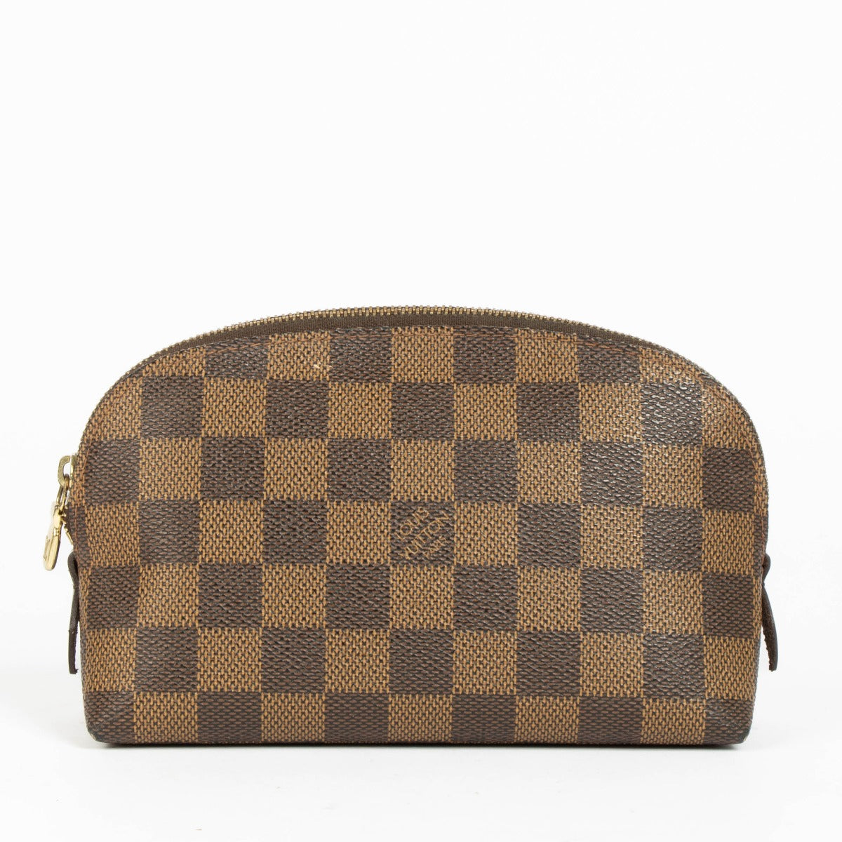 Authentic pre-loved Louis Vuitton Damier Ebene Cosmetic Pouch PM on Labellov.com