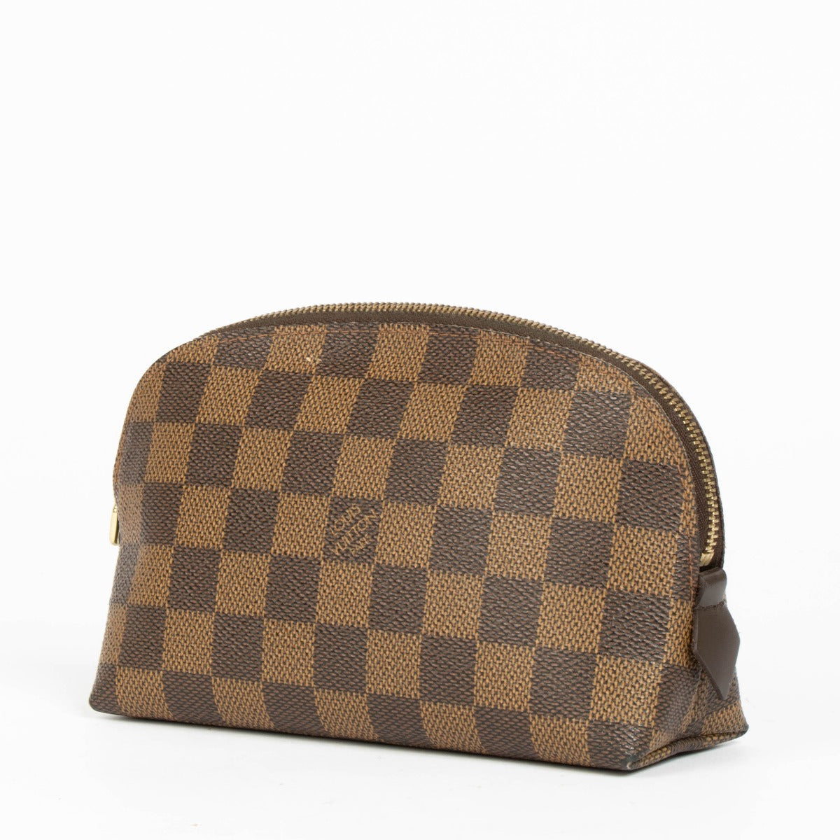 Authentic pre-loved Louis Vuitton Damier Ebene Cosmetic Pouch PM on Labellov.com