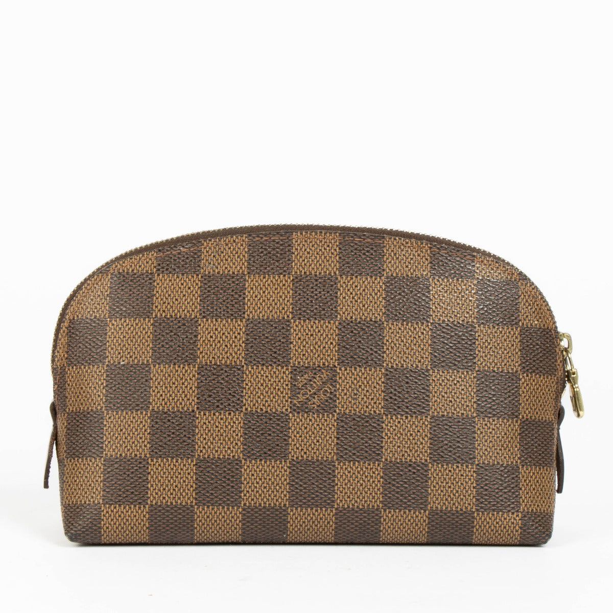 Authentic pre-loved Louis Vuitton Damier Ebene Cosmetic Pouch PM on Labellov.com