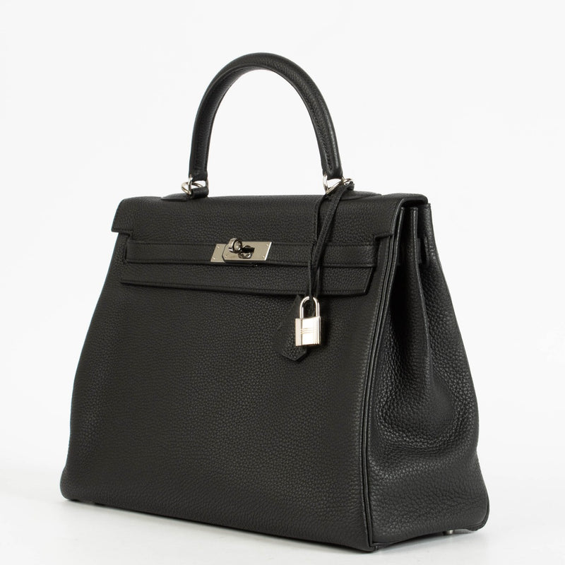 Hermès Kelly 35 Black Togo PHW