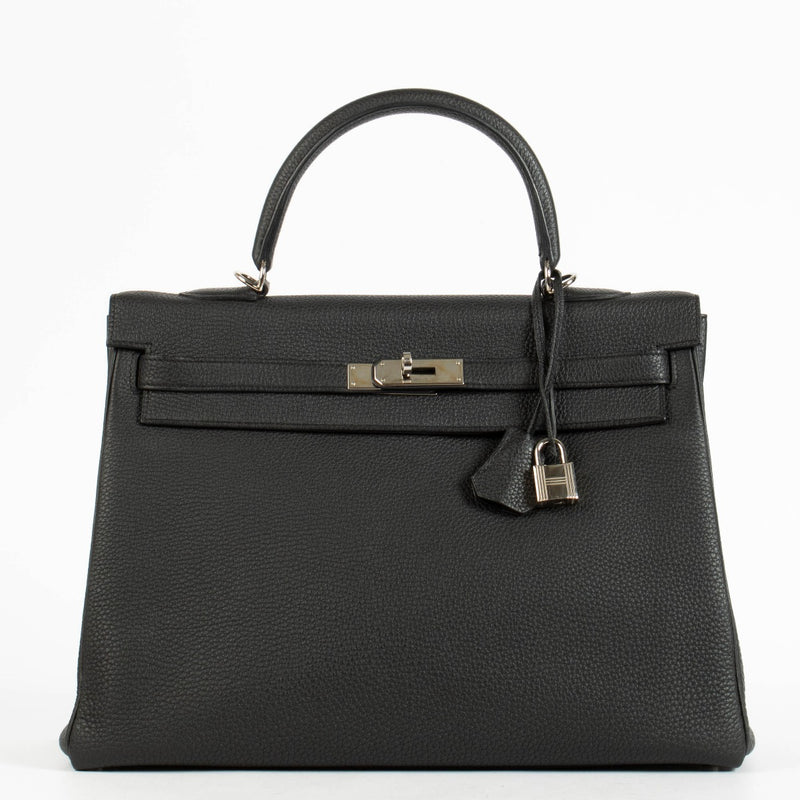 Hermès Kelly 35 Black Togo PHW