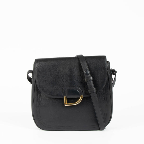 Delvaux Black Diligent Crossbody Bag – Labellov