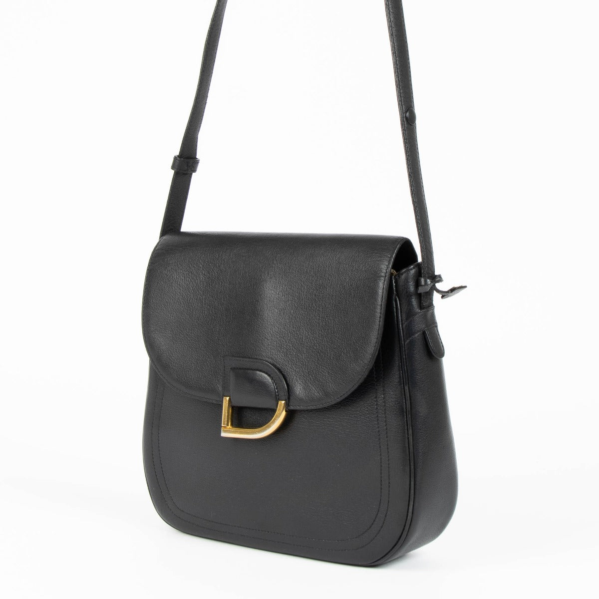 Delvaux Black Diligent Shoulder Bag