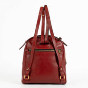 authentic preloved Delvaux Rosso Canter Onde Backpack on Labellov.com
