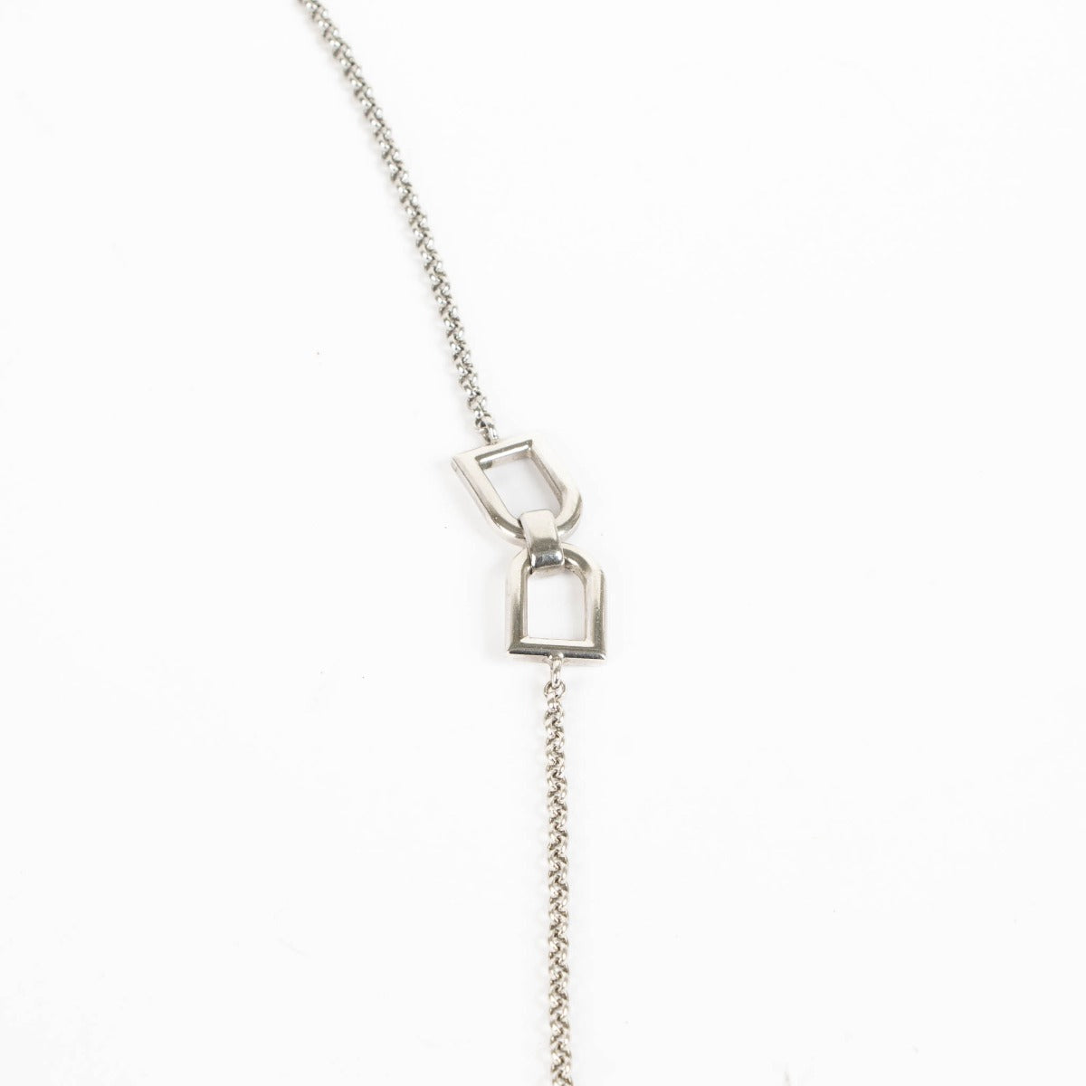 Delvaux Sterling Zilveren Dubbel D Ketting