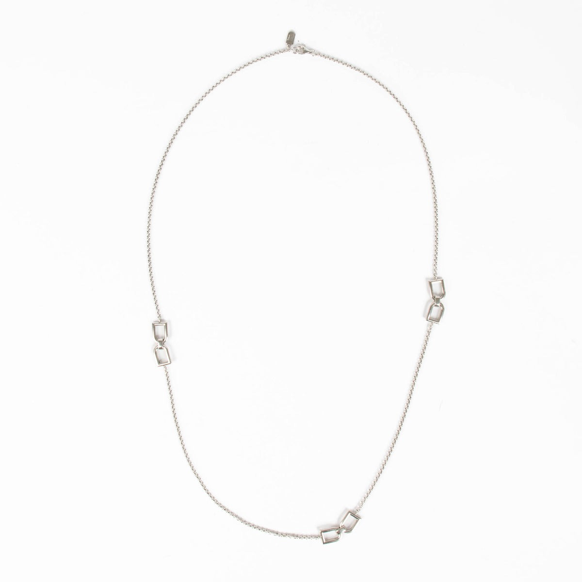 Delvaux Sterling Zilveren Dubbel D Ketting