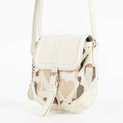 authentic preloved Burberry White Heart Check Crossbody Bag on Labellov.com
