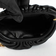 Authentic pre-loved Bottega Veneta Black Leather Pouch Bum Bag on Labellov.com