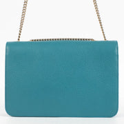Authentic pre-loved Gucci Blue Medium Interlocking G Bag on Labellov.com
