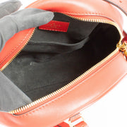 Authentic pre-loved Louis Vuitton Red Monogram Vernis Boite Chapeau MM on Labellov.com