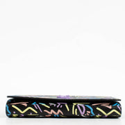 Authentic pre-loved Saint Laurent Black Grafitti Classic Cassandre Chain Wallet on Labellov.com