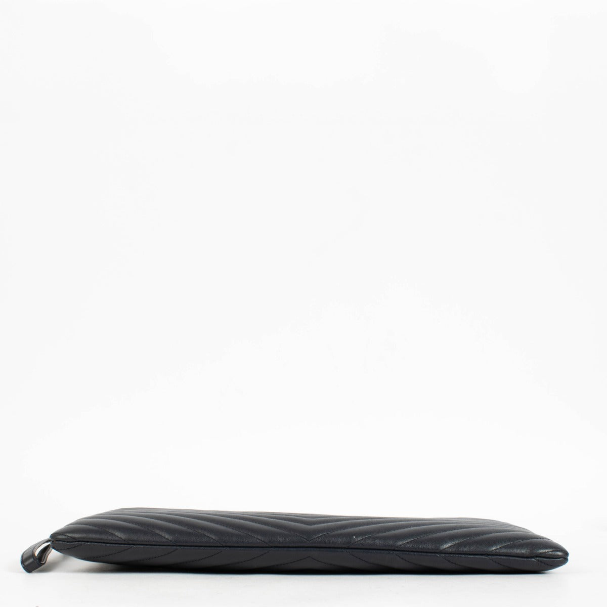 Authentic pre-loved Saint Laurent Blue Large Cassandre Clutch on Labellov.com