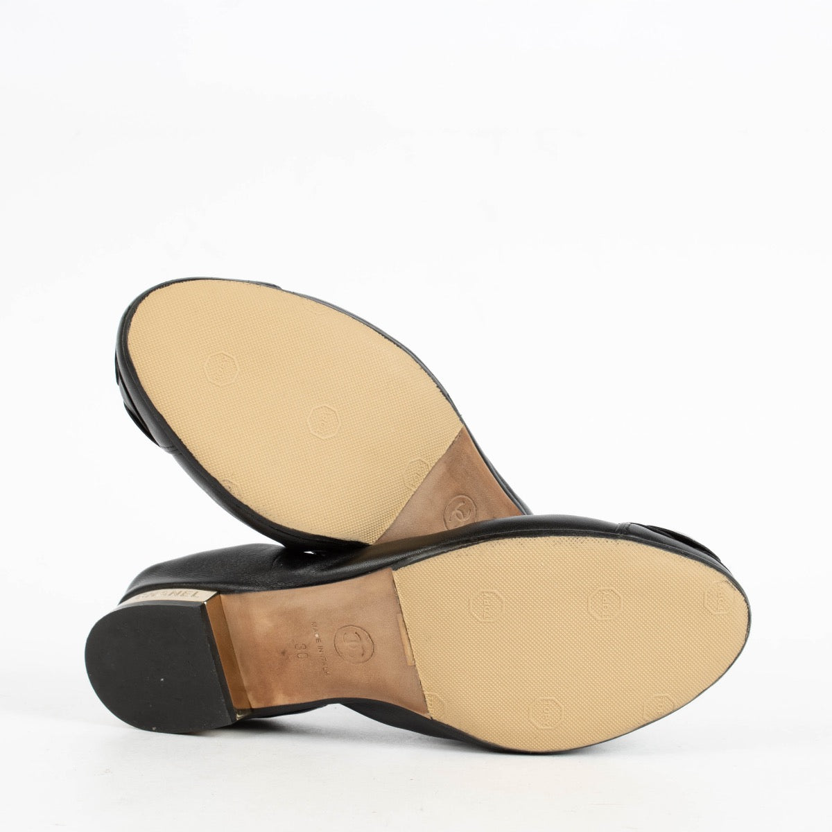 Shop the authentic Chanel Black Camellia Ballerinas Size 38 on Labellov.com.