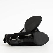 Shop the authentic Chanel Black Tweed Ankle Boots Size 37.5 on Labellov.com.