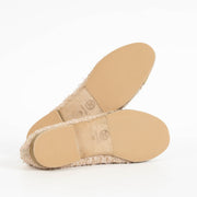 Authentic pre-loved Chanel Pink Tweed Ballerina Flats - Size 38 on Labellov.com