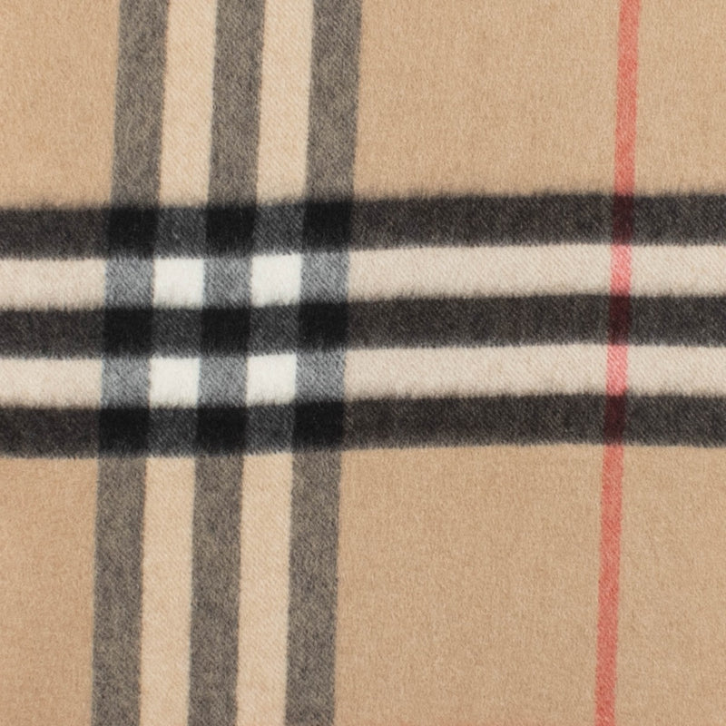 Authentic pre-loved Burberry Beige Cashmere Check Scarf on Labellov.com