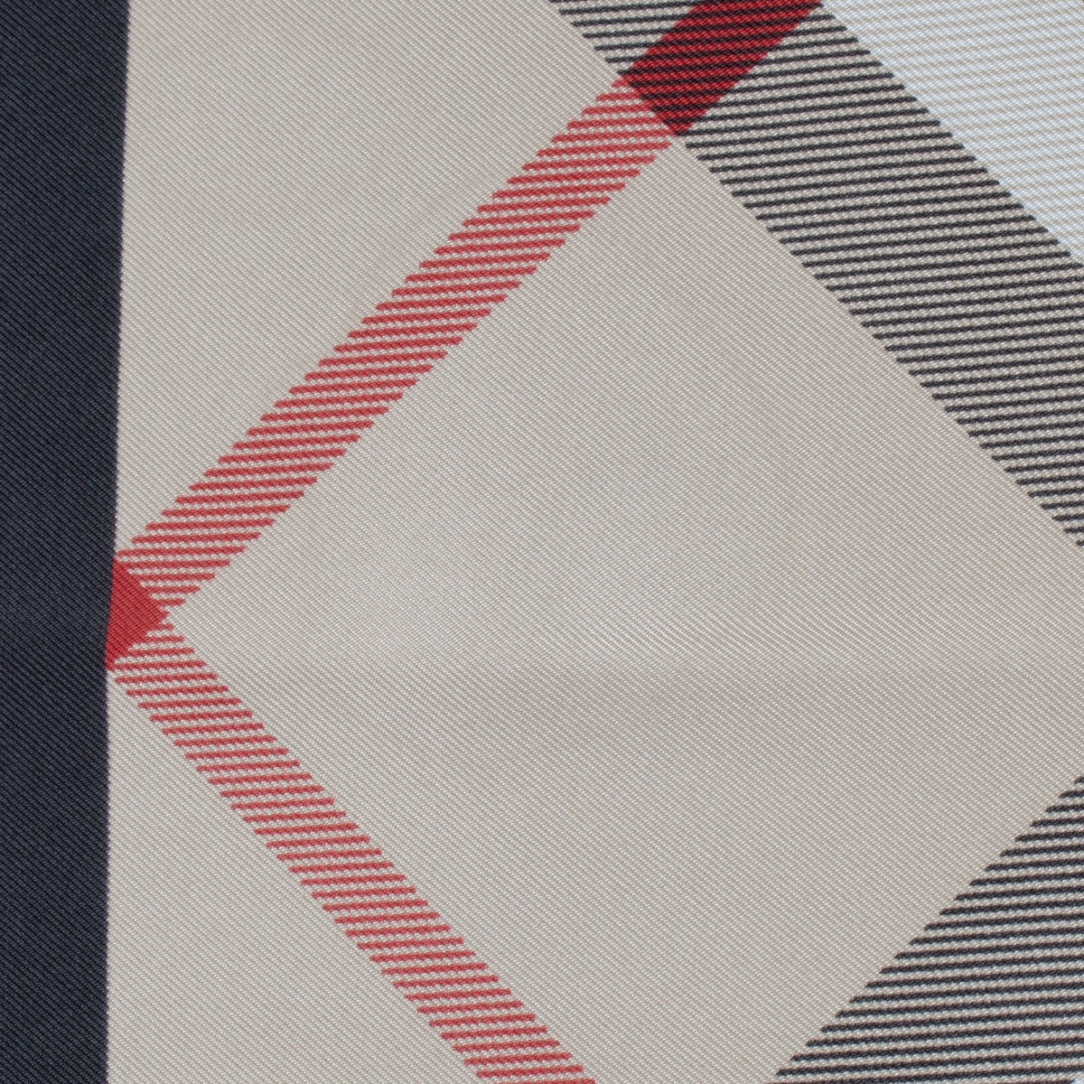Authentic pre-loved Burberry Black/Beige Silk Check 90 Square Scarf on Labellov.com