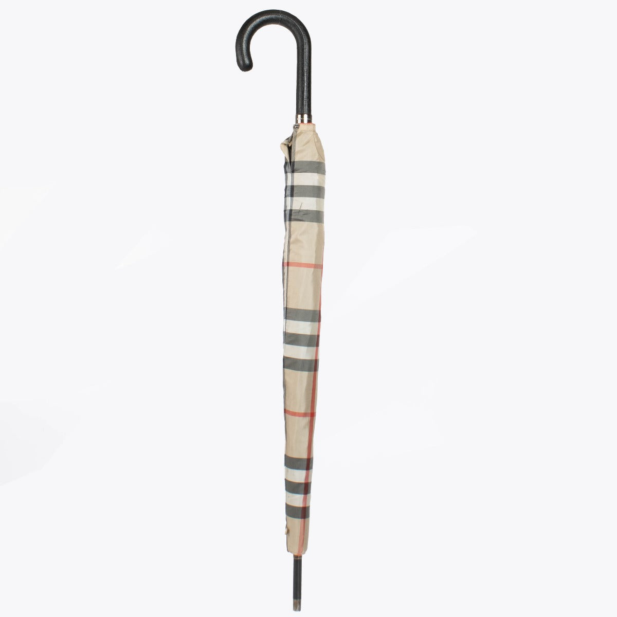 Authentic pre-loved Burberry Beige/Black Check Umbrella on Labellov.com