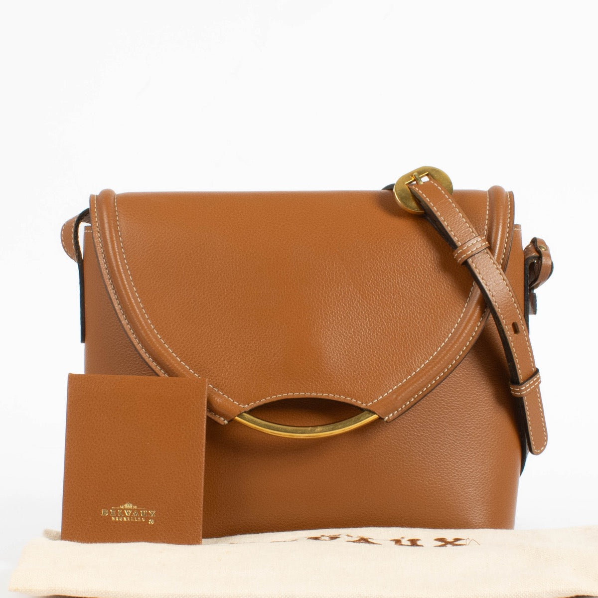 shop 100% authentic second hand Delvaux Camel Eclair Crossbody Bag on Labellov.com