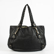 Authentic pre-loved Gucci Black Leather Guccissima Pelham Hobo Bag on Labellov.com