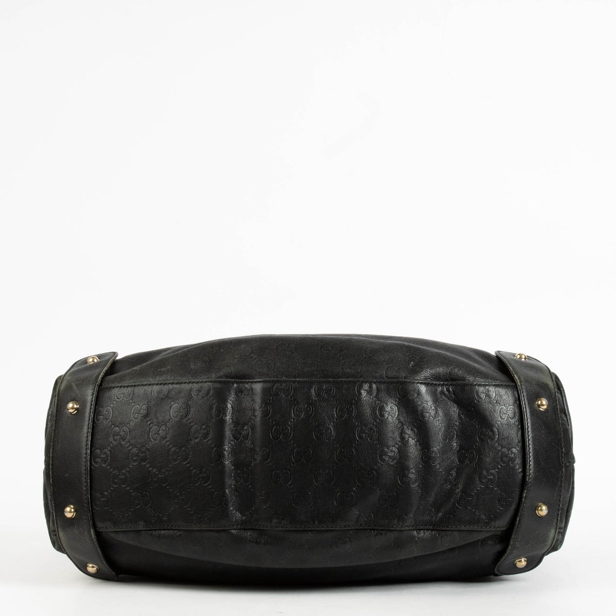 Authentic pre-loved Gucci Black Leather Guccissima Pelham Hobo Bag on Labellov.com