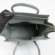 Shop this 100% authentic Celine Baby Blue Micro Luggage Top Handle Bag at Labellov.com