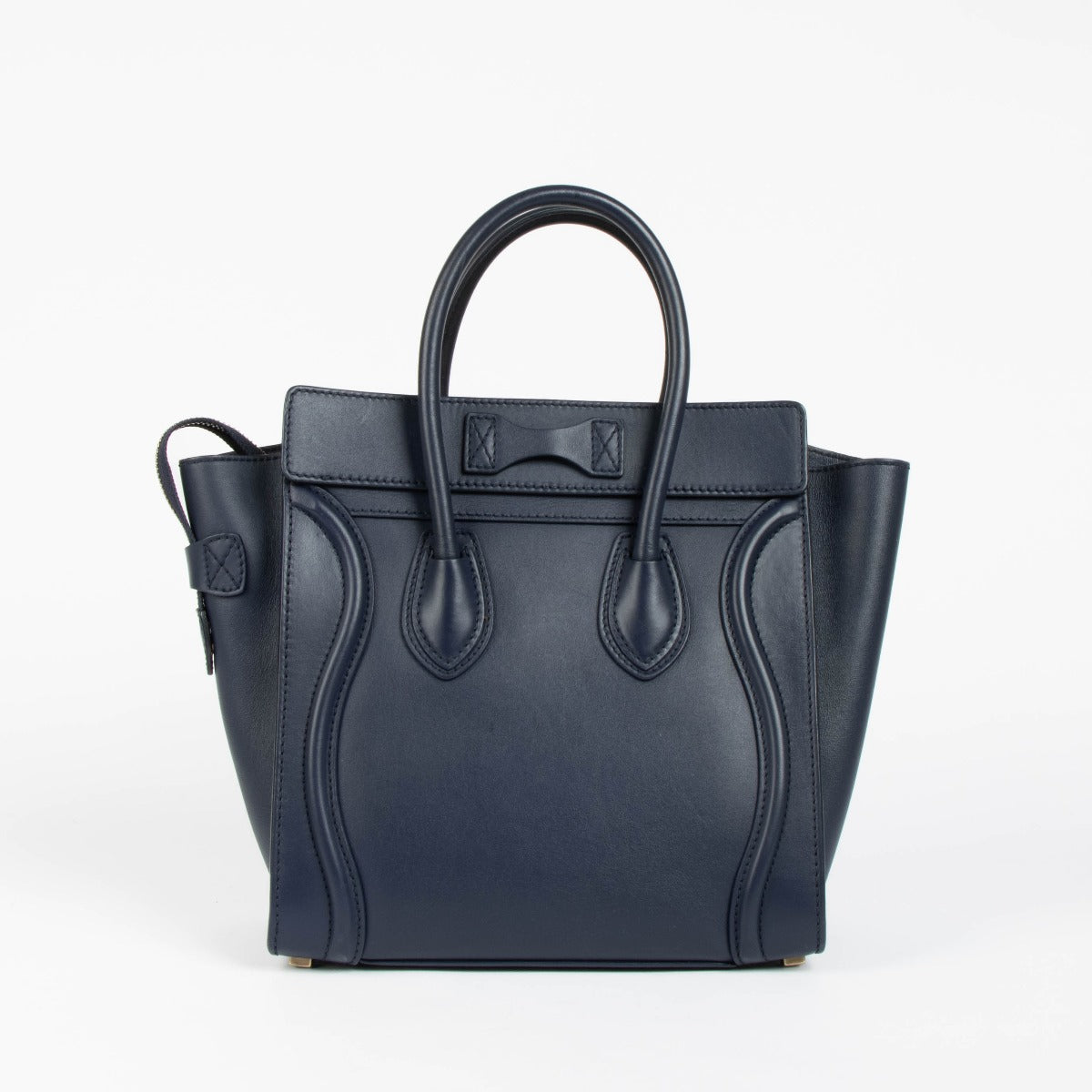 Shop this 100% authentic Celine Navy Micro Luggage Bag at Labellov.com