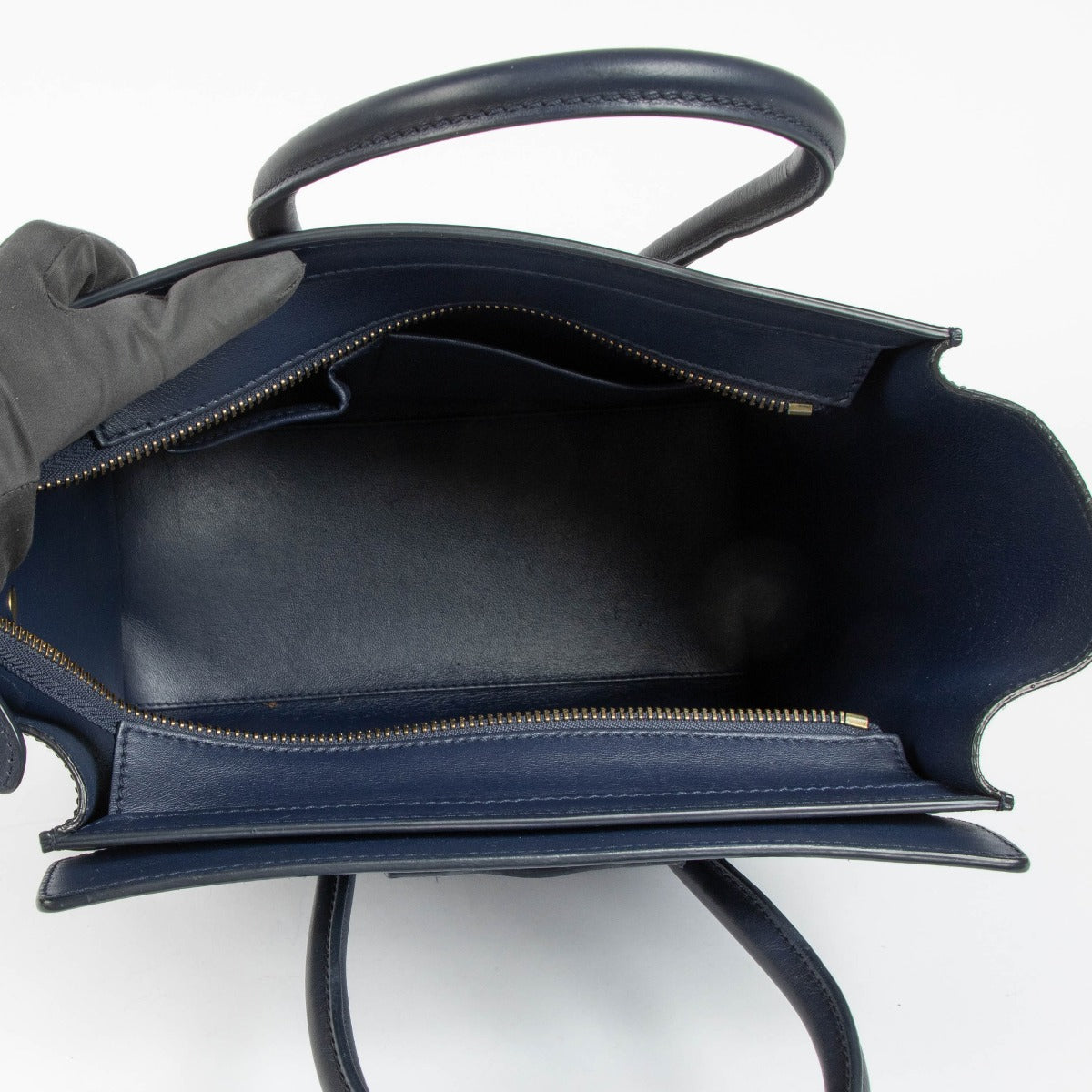 Celine Navy Micro Luggage Bag – Labellov