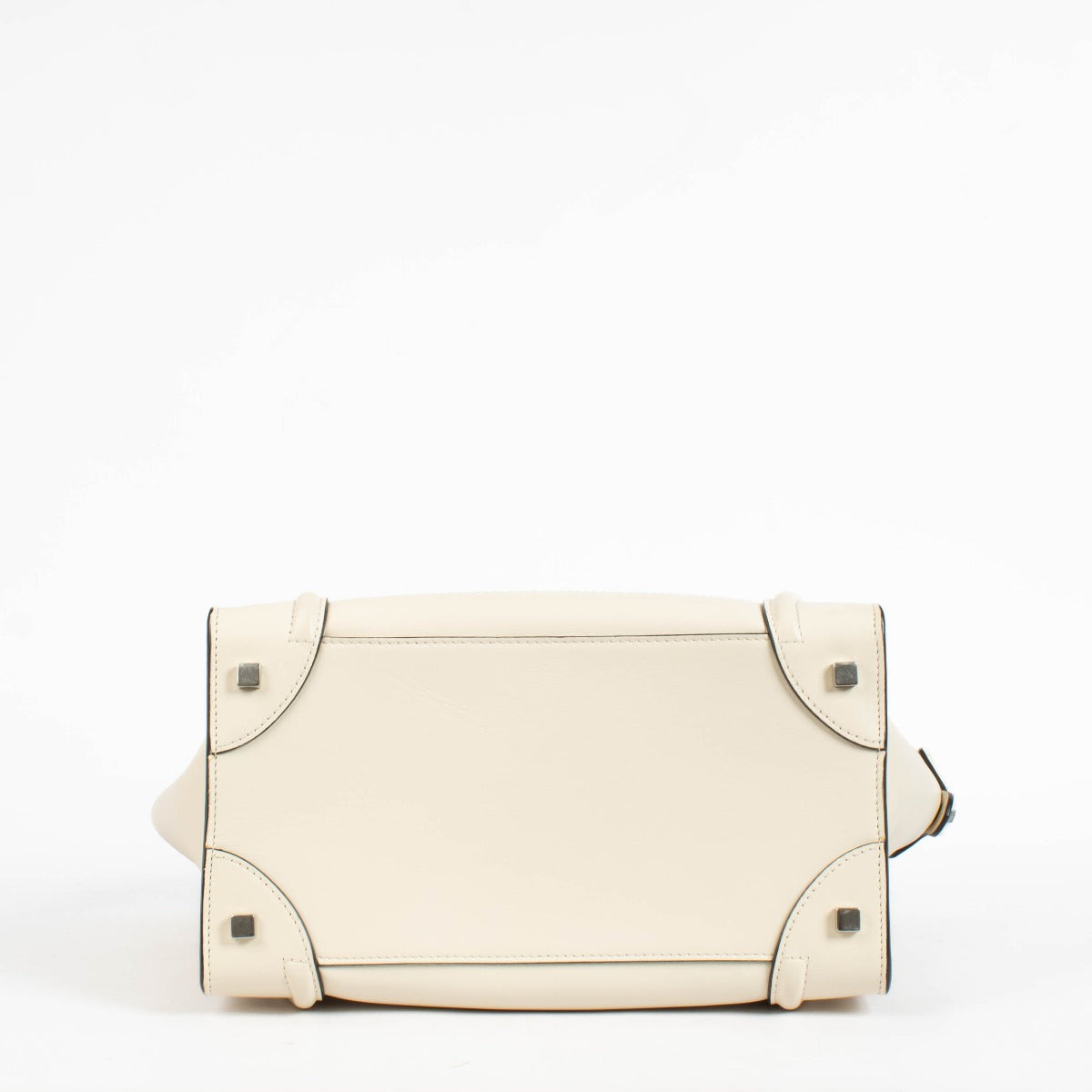 Authentic Preloved Celine Ivory Smooth Leather Mini Luggage Bag on Labellov.com