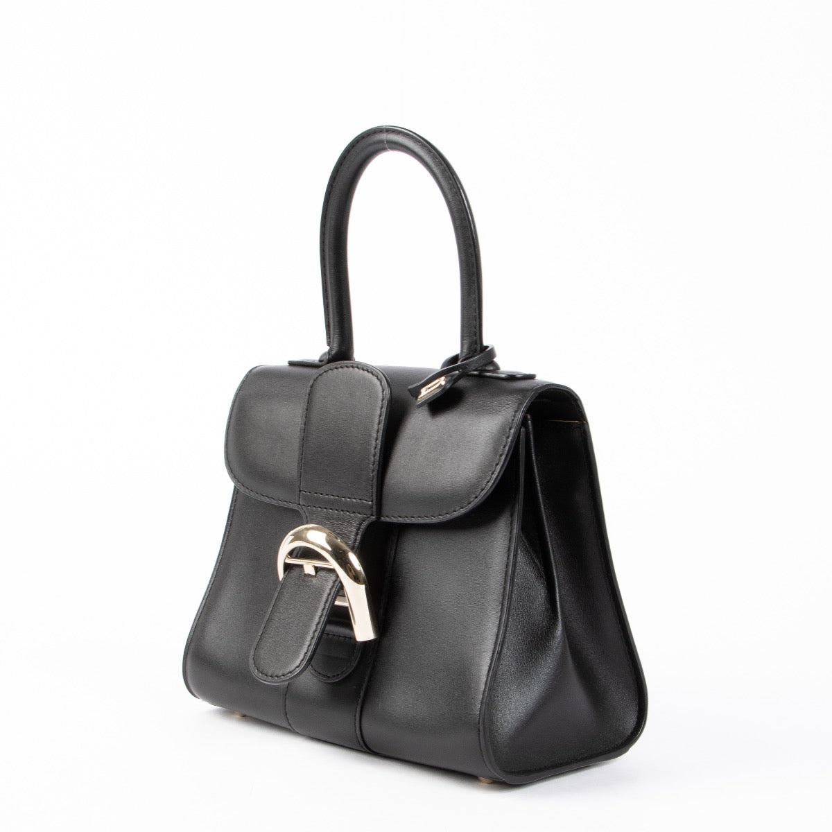 Delvaux Black Calfskin Brillant Mini Bag – Labellov
