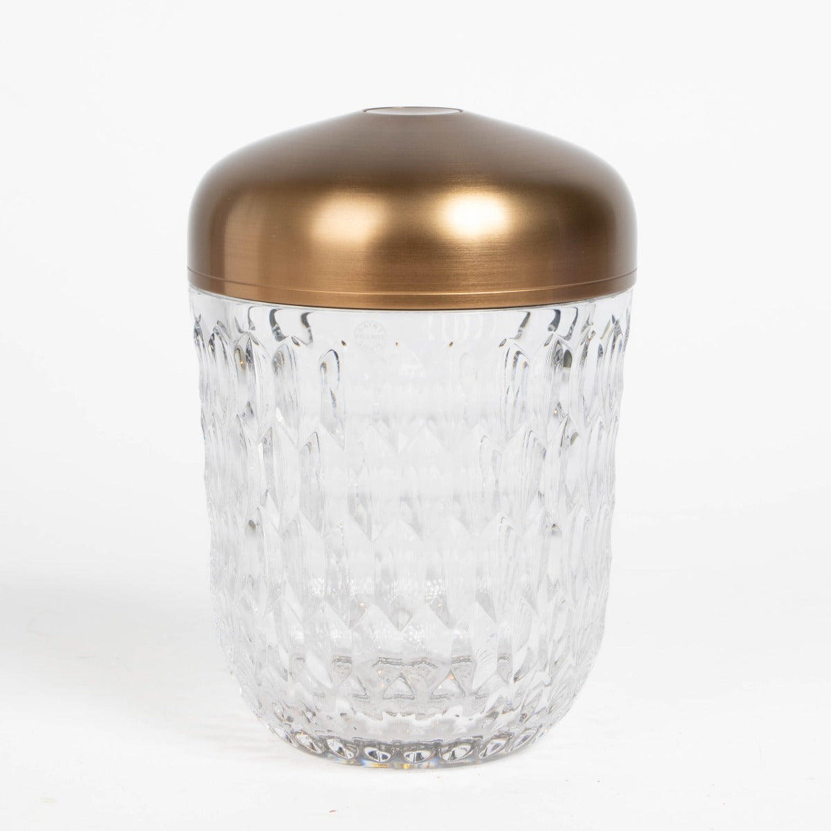 Shop 100% authentic Saint Louis Crystal Folia Mini Portable Lamp in copper on Labellov.com.